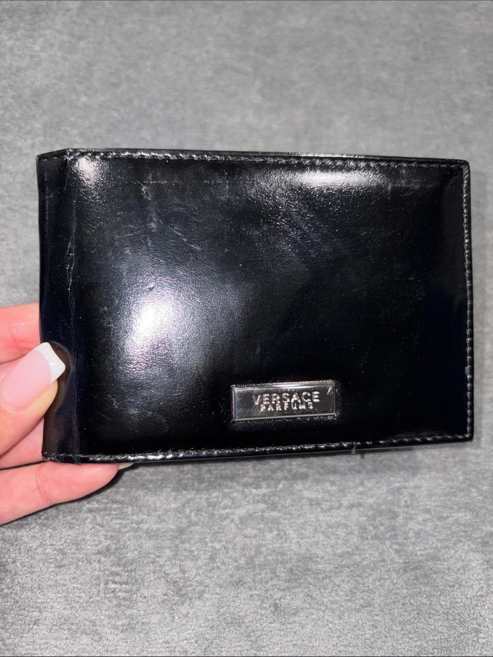 Versace Parfums - Black Patent Wallet Unisex